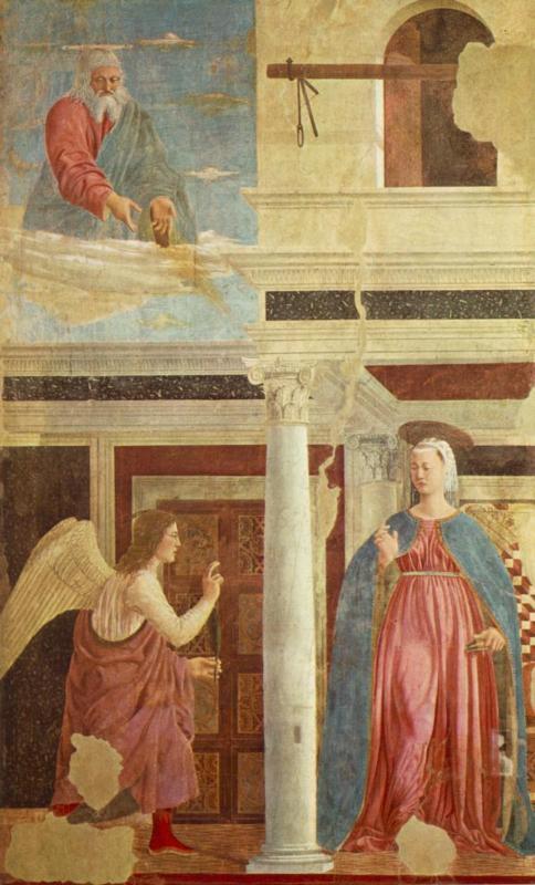 Piero della Francesca Annuncciation oil painting image